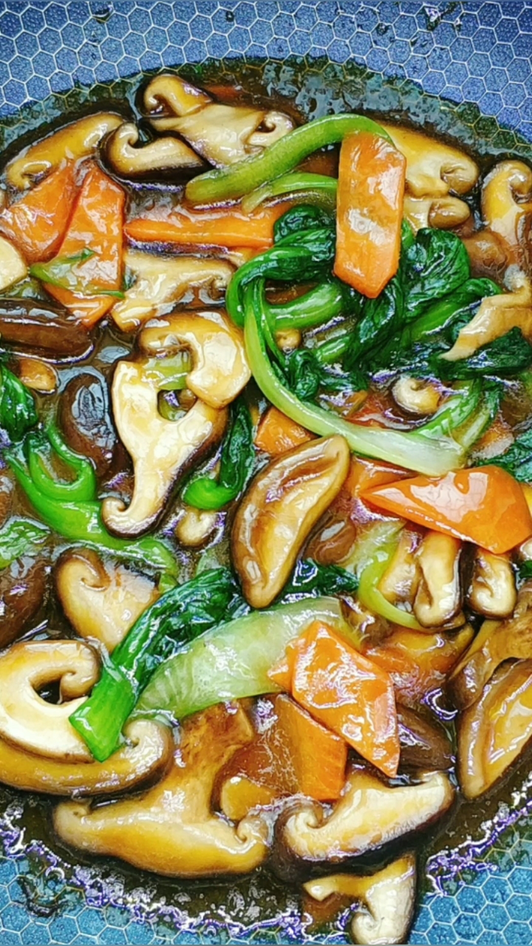 #家常菜#香菇油菜,做法简单易学,非常好吃哦