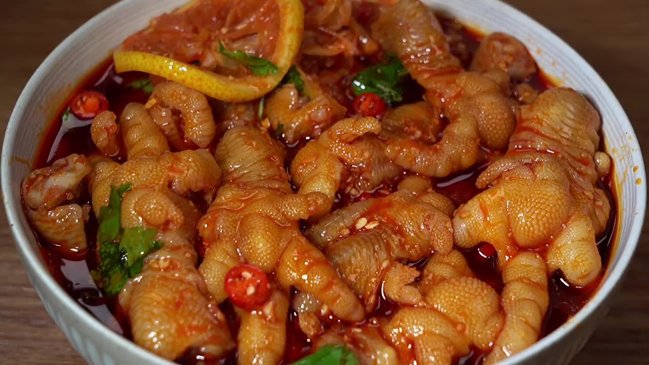#美食#在家做的泰式酸辣柠檬无骨鸡爪,超级入味,好吃过瘾