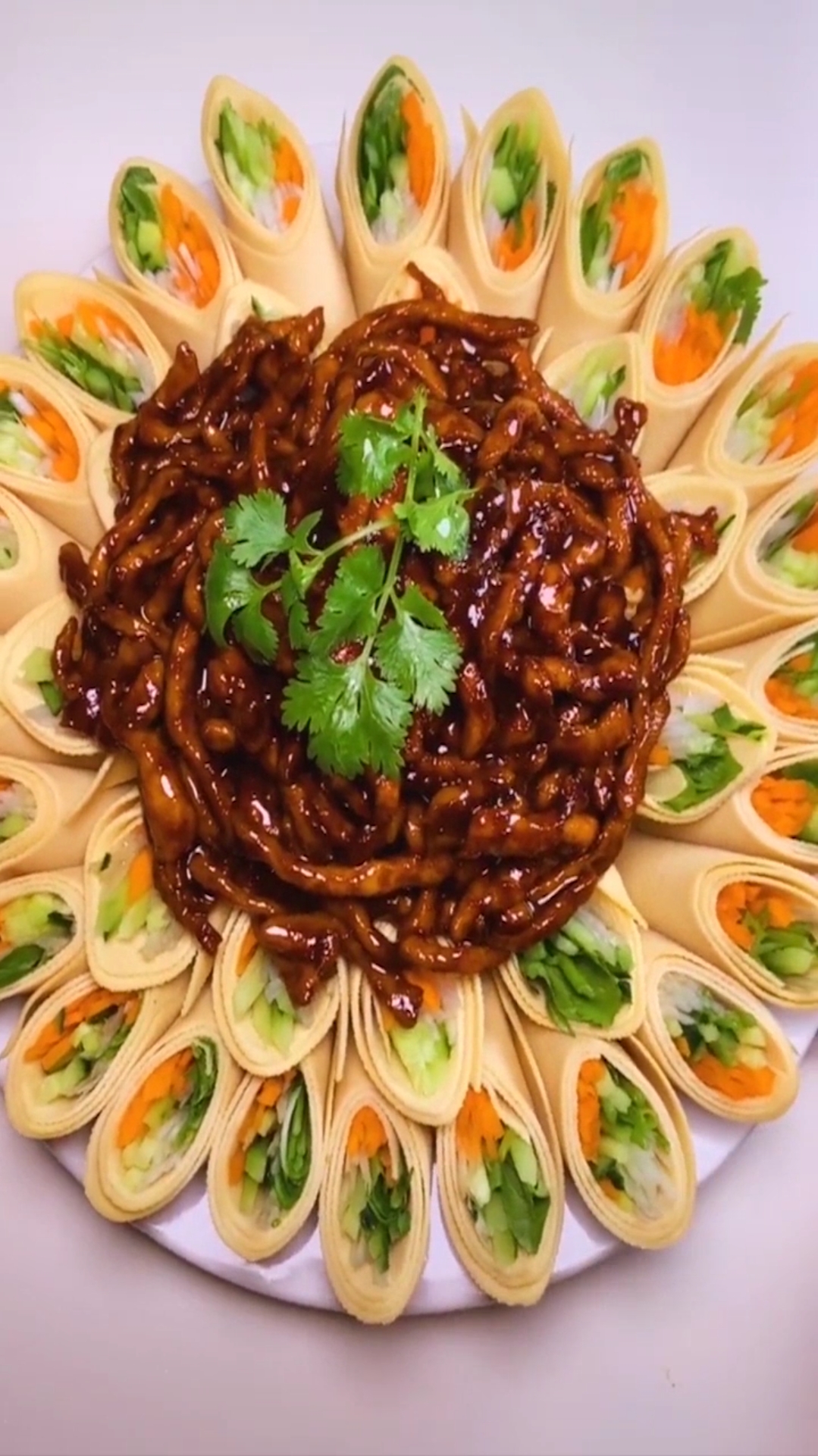 富贵鸡丝卷,适合节日宴客的家常美味