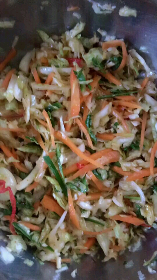 简单可口的大头菜胡萝卜小咸菜做法分享给大家!75