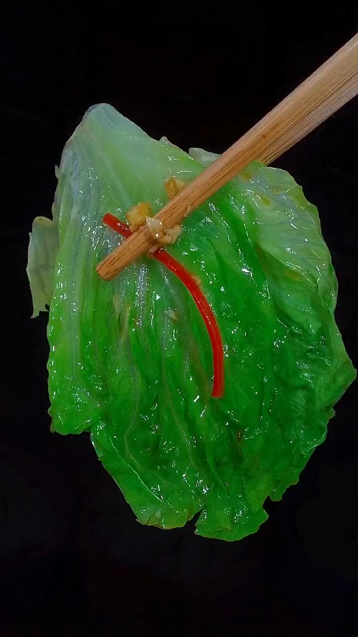 #美食#白灼生菜做法,以后做白灼生菜你就用这个白灼汁,太好吃了!#白灼生菜