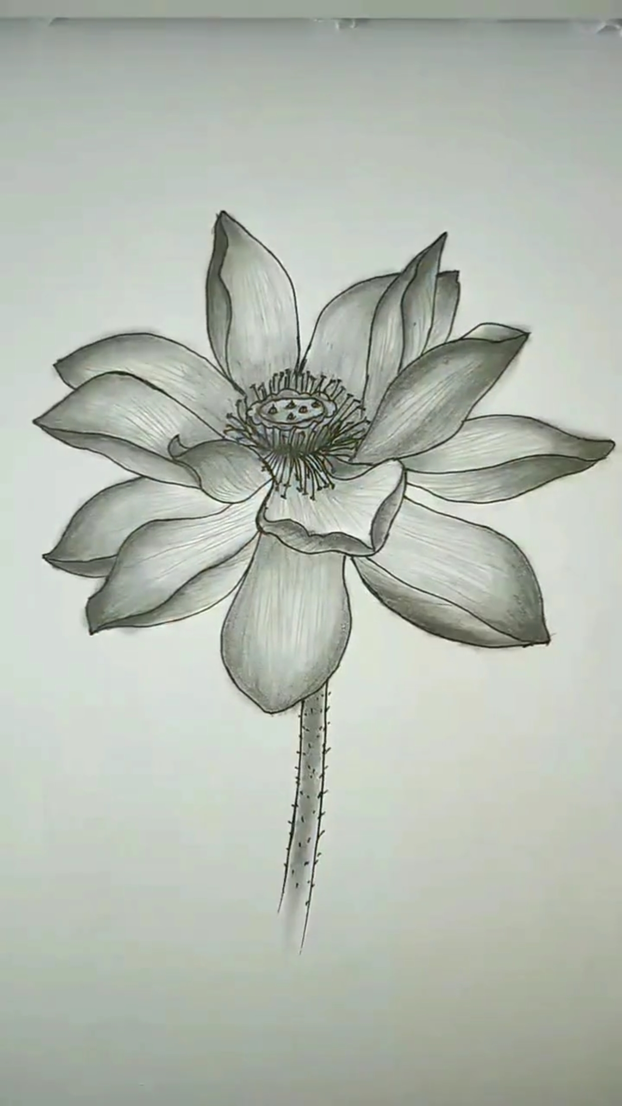 #创意简笔画#花开花谢懂得欣赏留下脚印