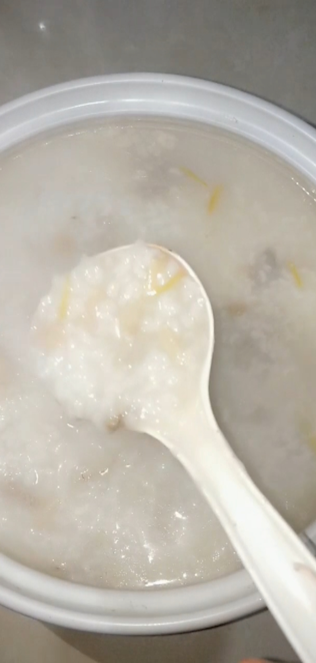 #自制美食#沙虫瑶柱粥,好吃的海鲜粥