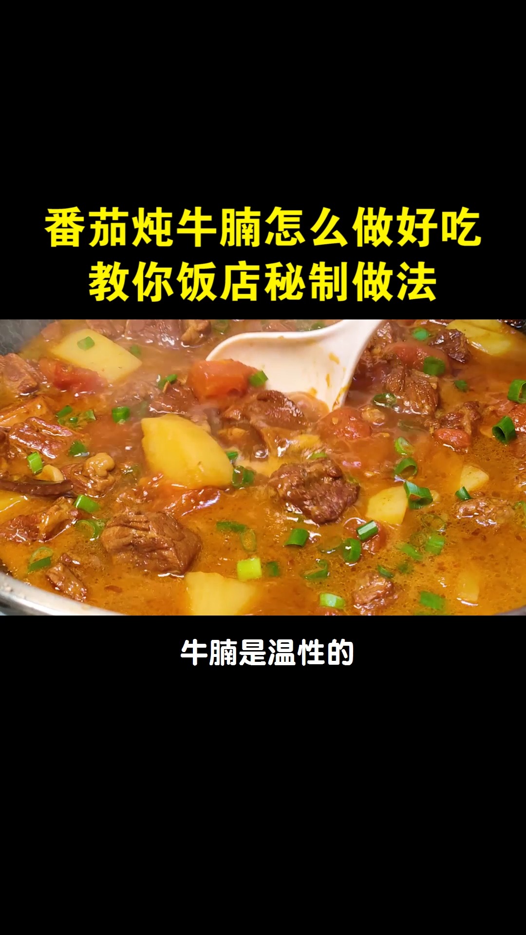 西红柿炖牛腩这样做太好吃了,牛肉鲜香软烂,汤汁拌饭都能吃3碗大米饭