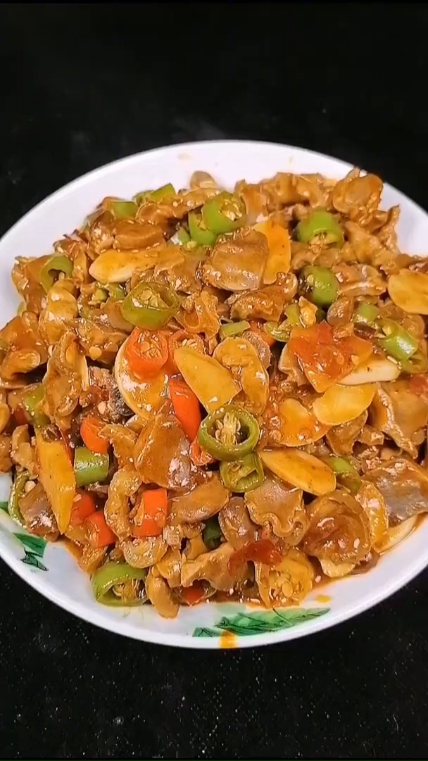 #自制美食#麻辣下饭的泡椒炒鸡胗,赶快试试吧