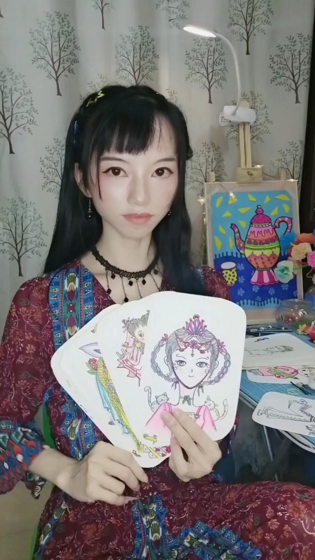 #简笔画#不知不觉画了这么多个自己的造型,继续坚持