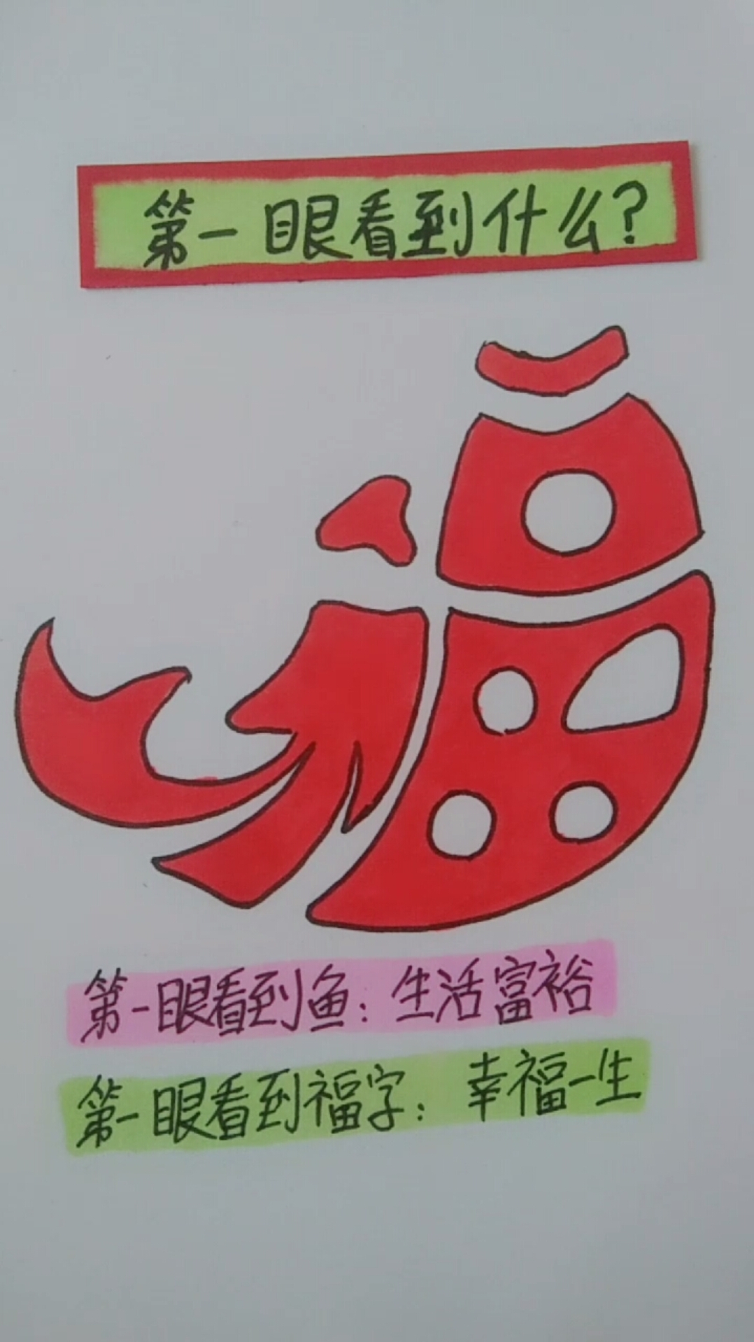 你第一眼先看到什么?
