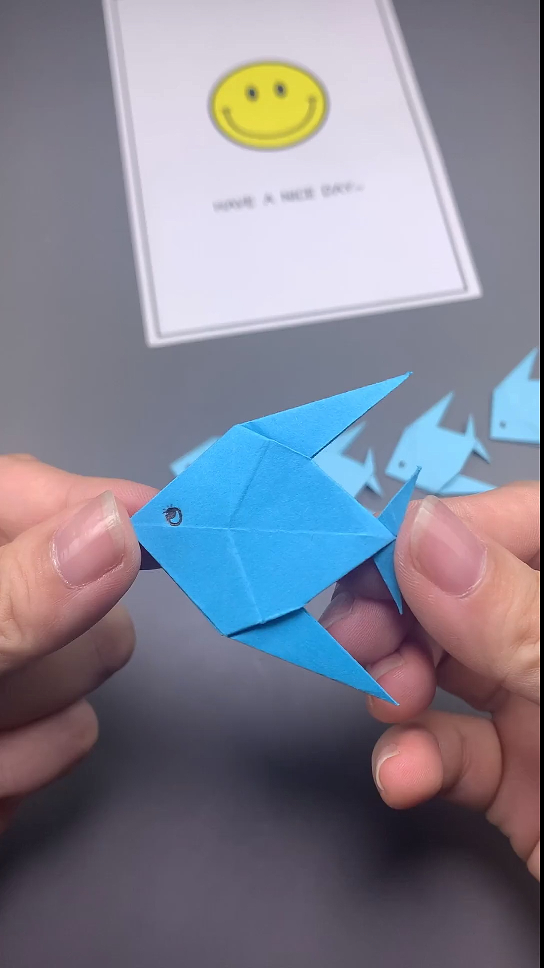 #手工制作#可爱小鱼折纸,超级简单哦!
