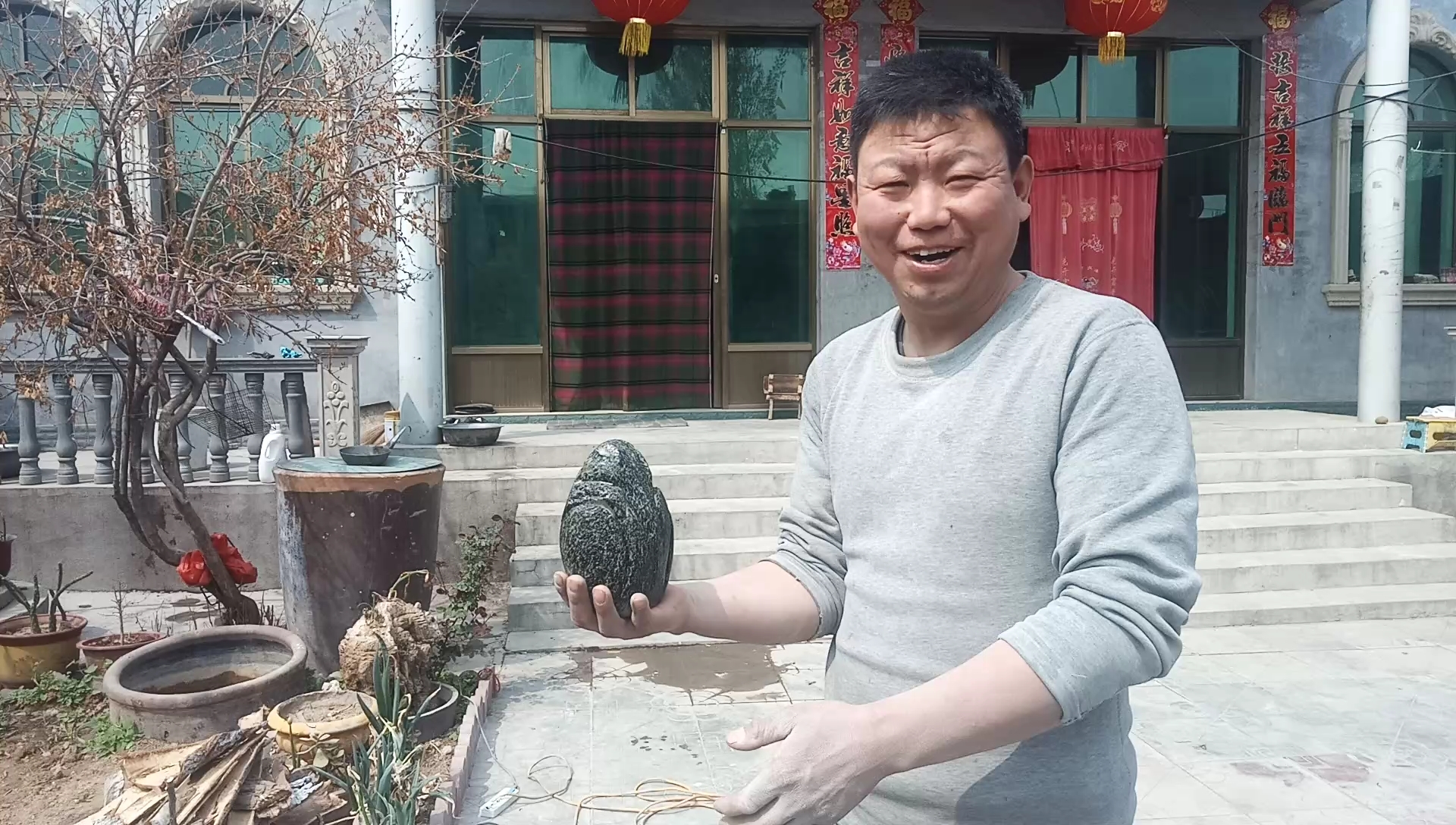 手工制作鹅卵石摆件