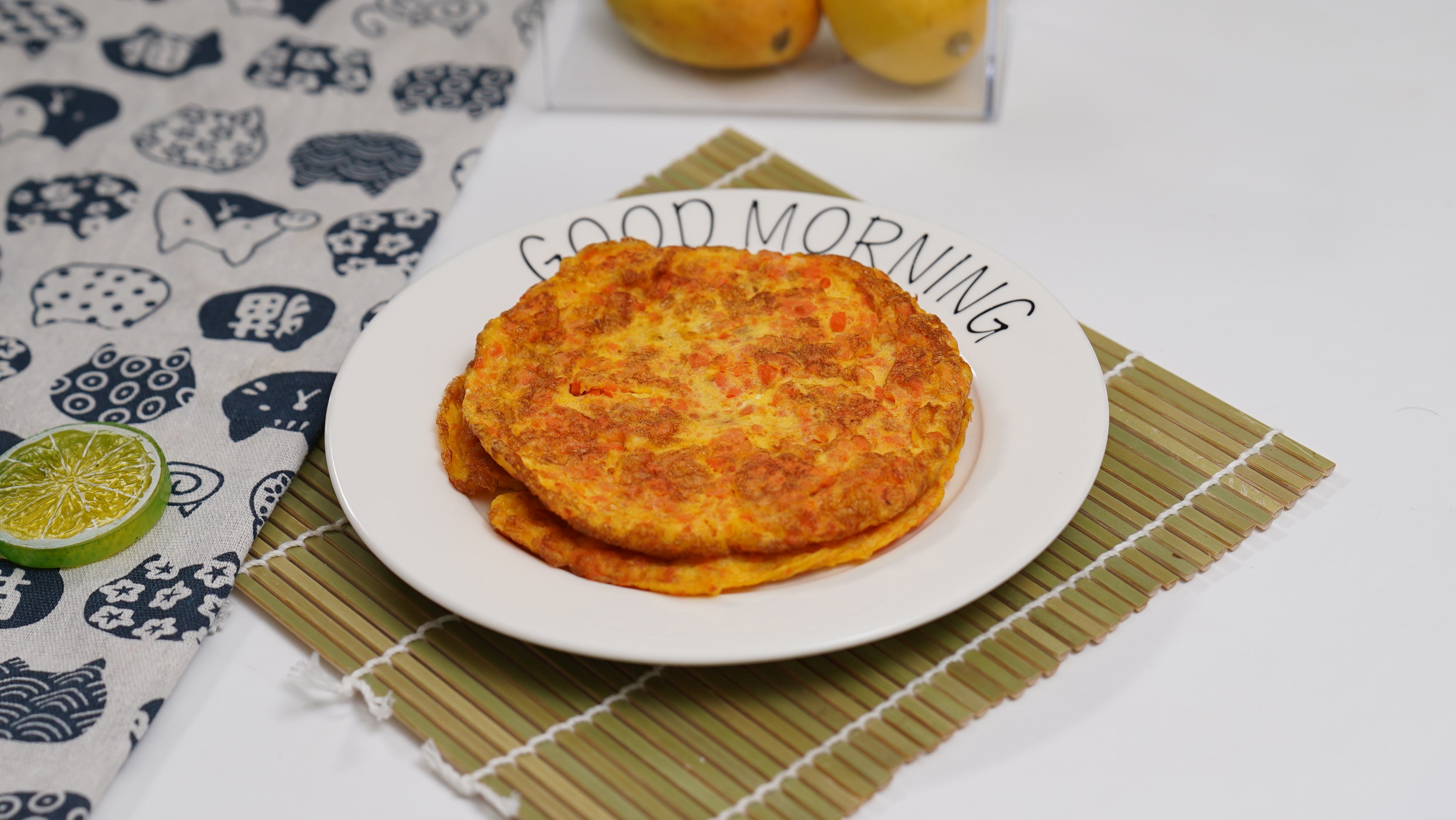 爱吃煎蛋的孕妇快看过来,胡萝卜煎蛋,丰富的胡萝卜素能促进消化