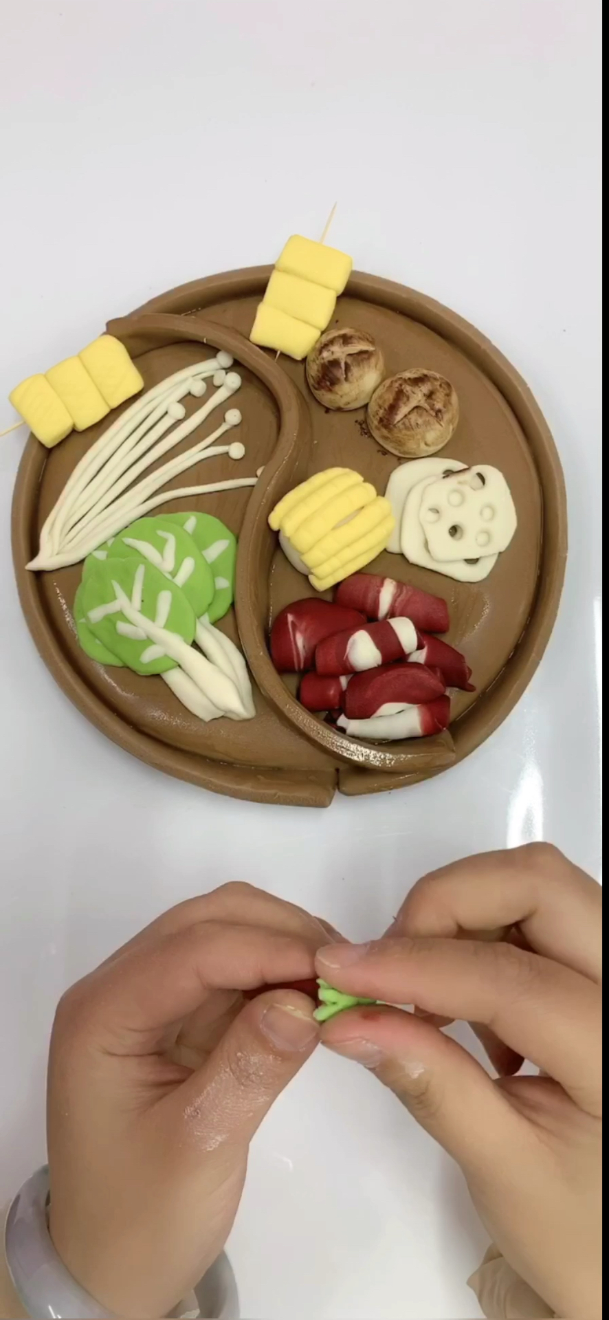 #手工制作#我们吃火锅吧,加麻还是加辣