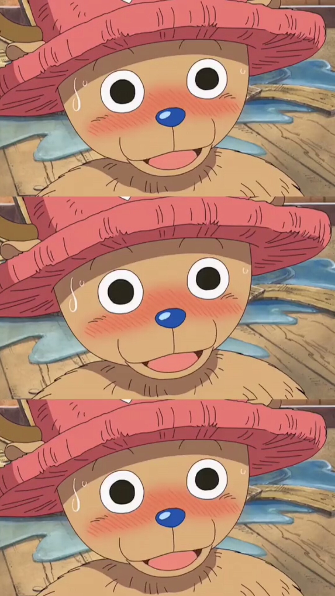 #动漫#肌肉型男看得乔巴脸都红了