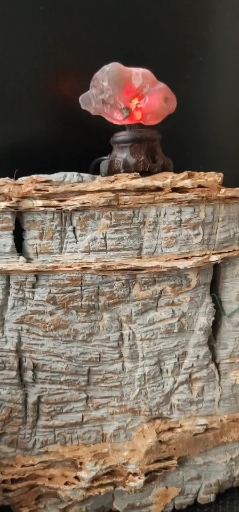 天然玛瑙奇石象形鱼七彩闪光家庭办公桌招财水晶摆件假山摆件