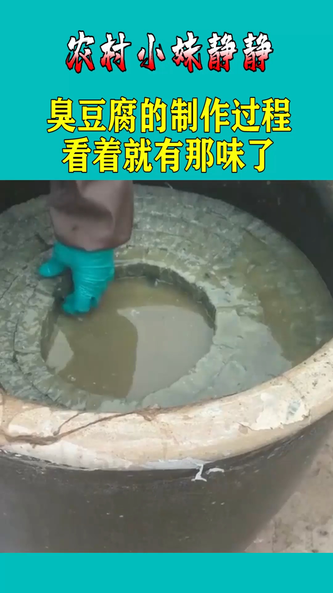 #全民颜选#臭豆腐的制作过程,看着就有那味了,你还敢吃吗?
