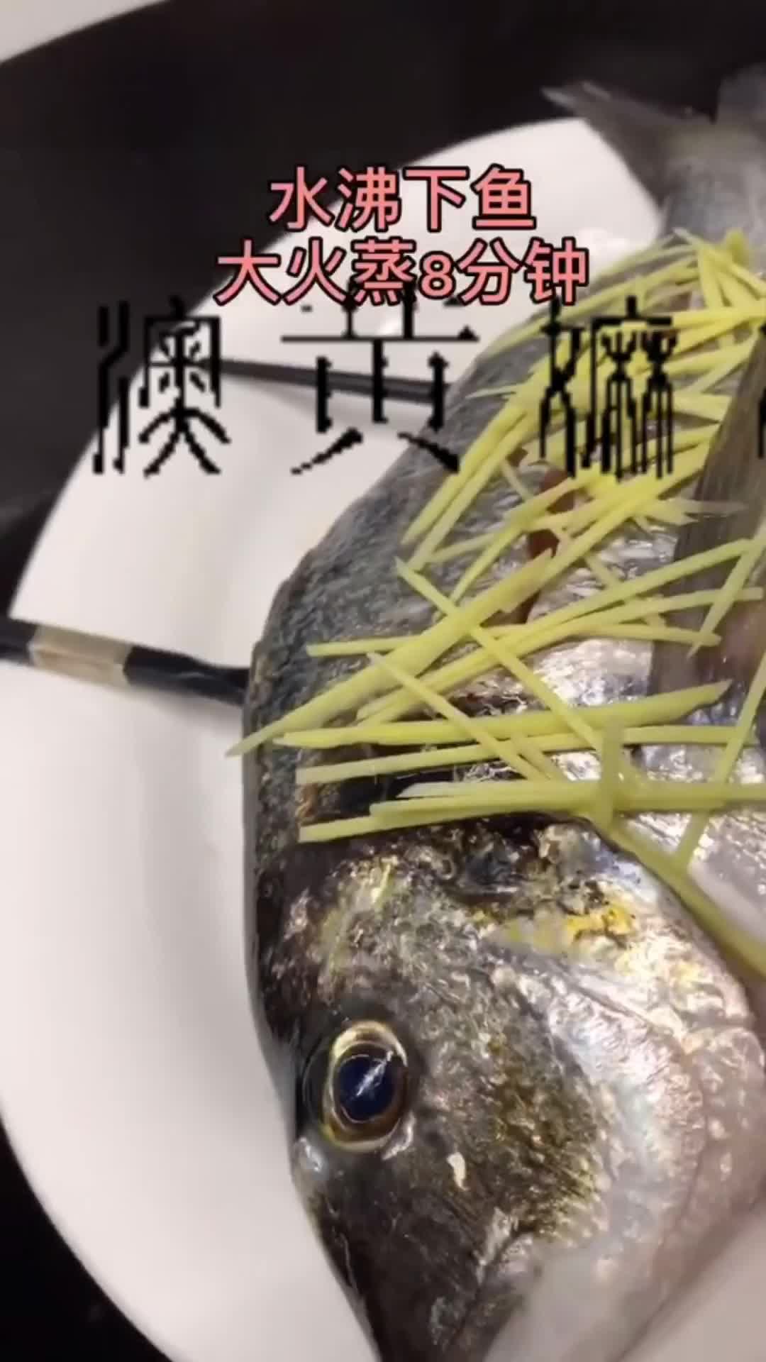 南澳黄嫲嫲教你清蒸野生黑鲷鱼