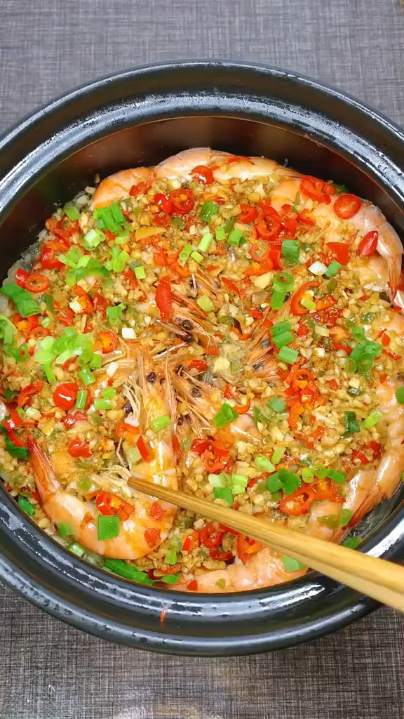 #美食#蒜蓉粉丝虾,可以跟酒店的媲美了,而且做法简单