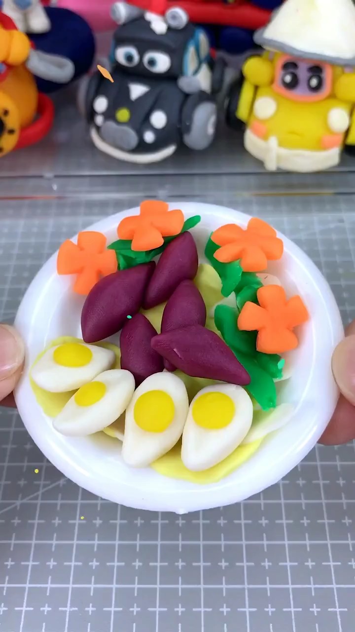 彩泥DIY一人食:蔬菜沙拉