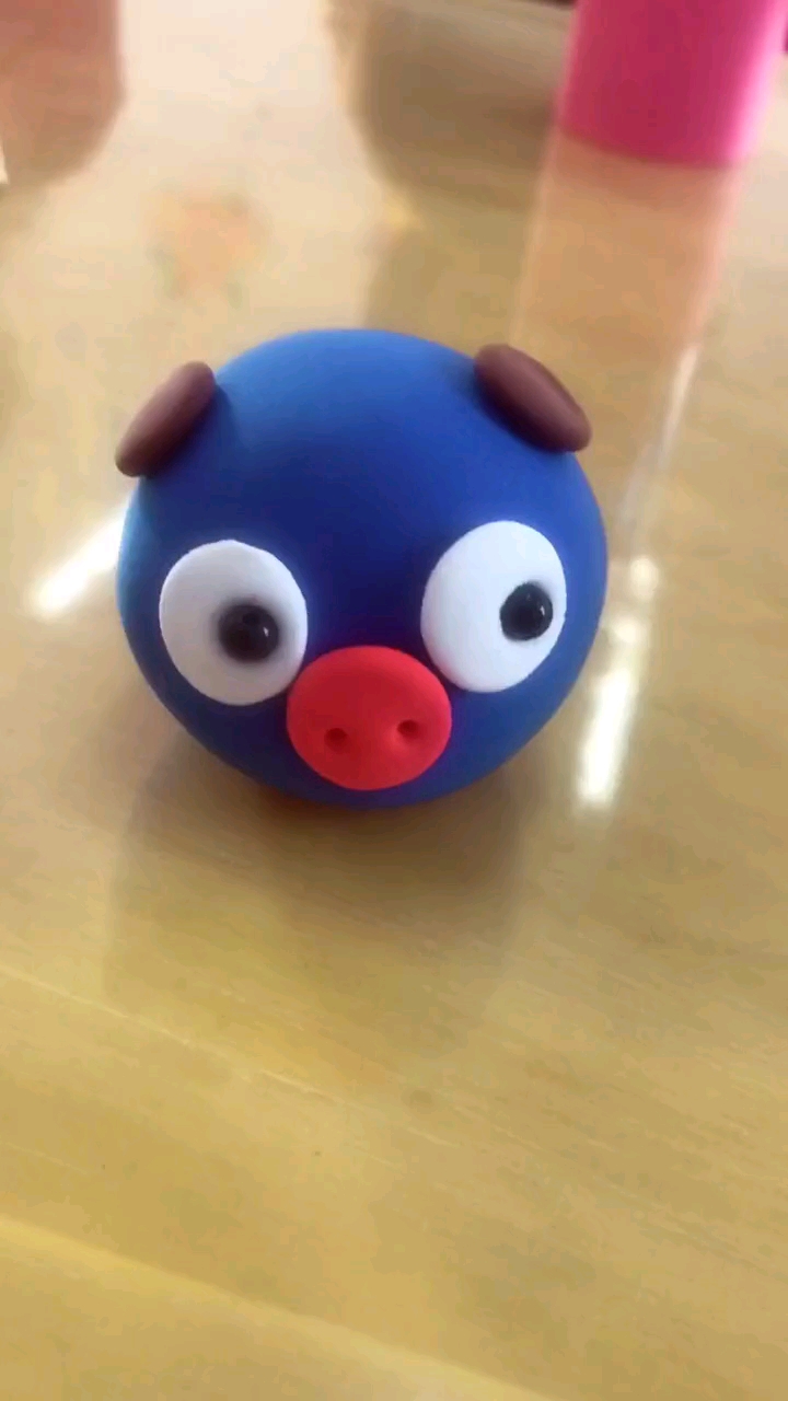 橡皮泥手工制作  小猪