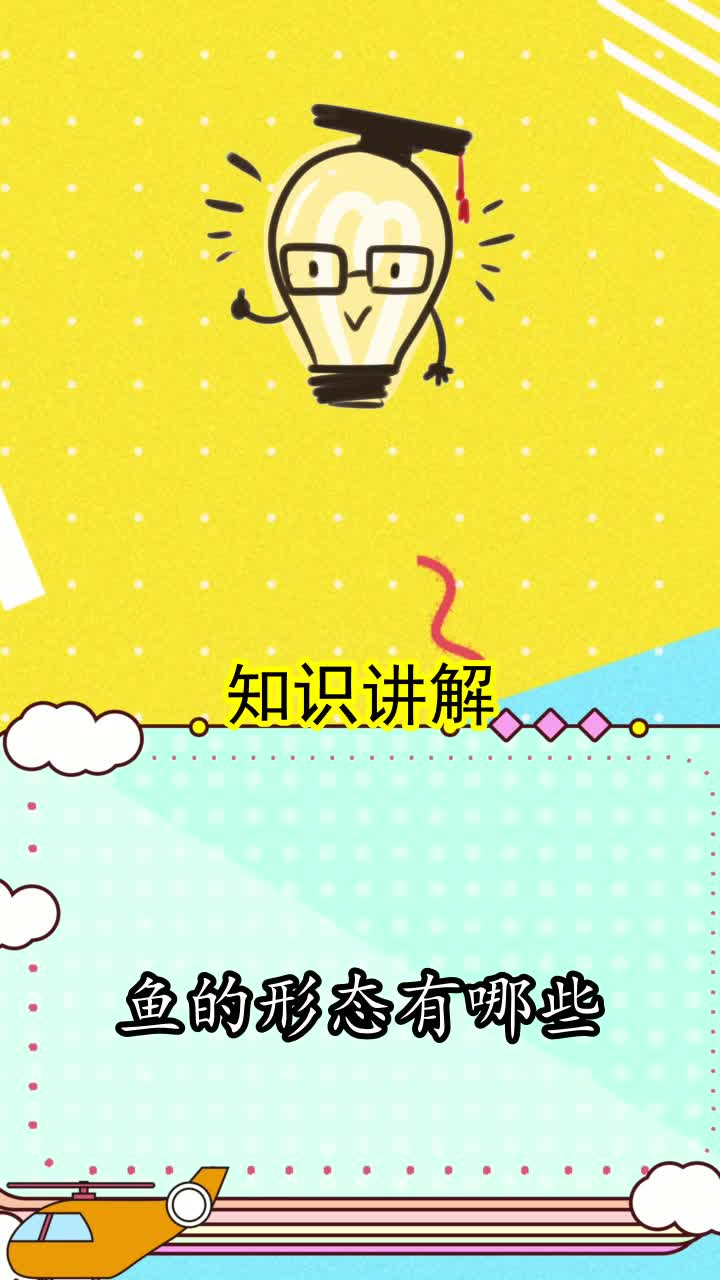 鱼的形态有哪些,你听懂了吗