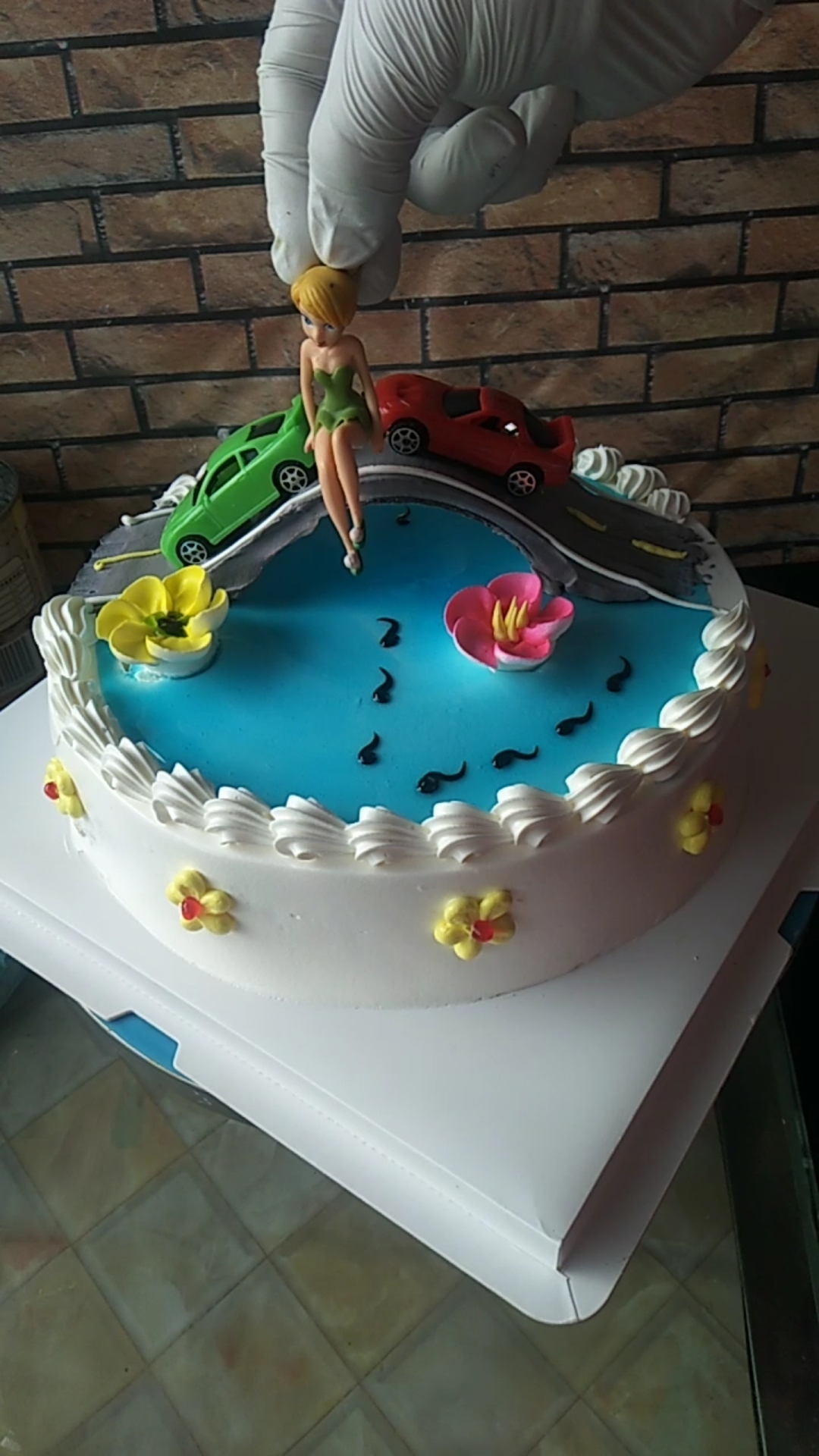 #生日蛋糕#桥边姑娘是这样来的
