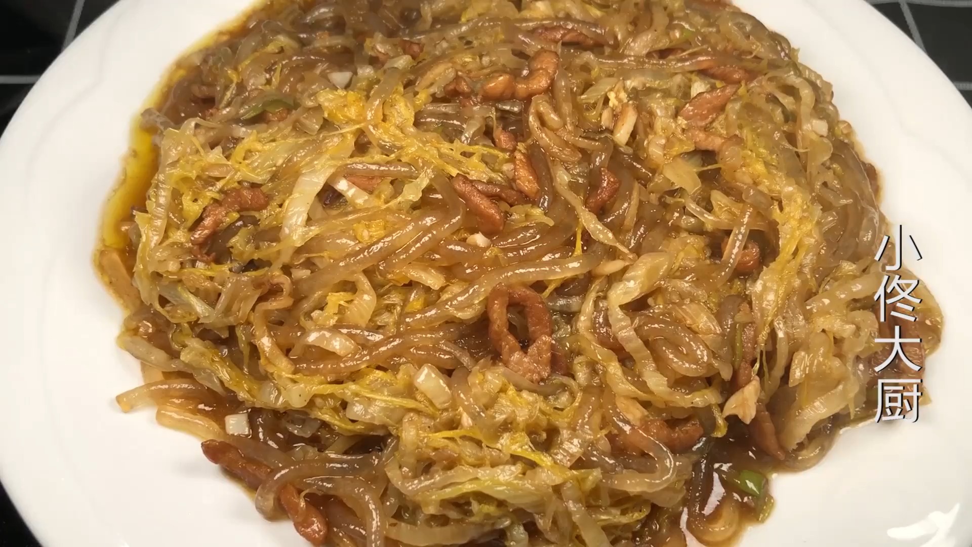 #美食#大厨教你东北特色菜酸菜粉,简单美味,地道的东北菜