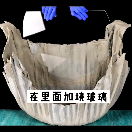#装修那些事儿#旧轮胎+一块布，加点水泥摇身一变大鱼缸