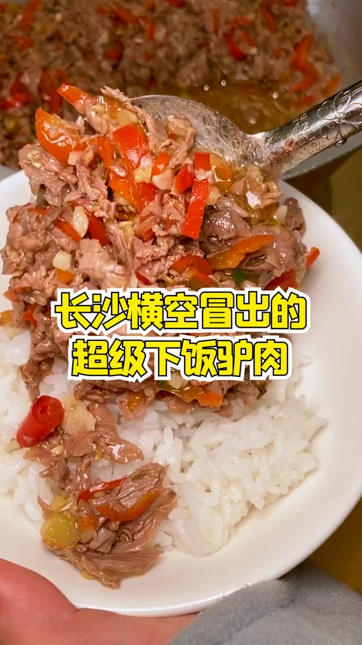 驴肉的新吃法,真的超级下饭!