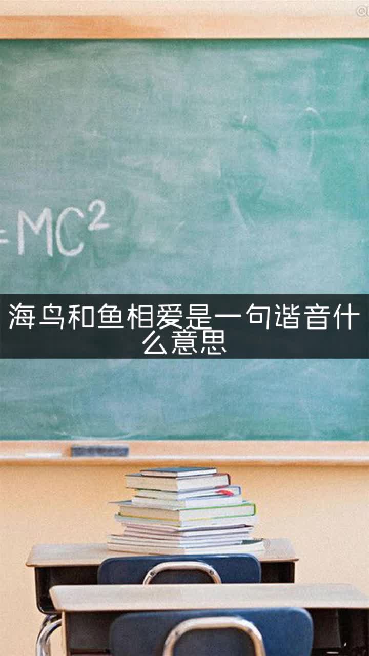 海鸟和鱼相爱是一句谐音什么意思