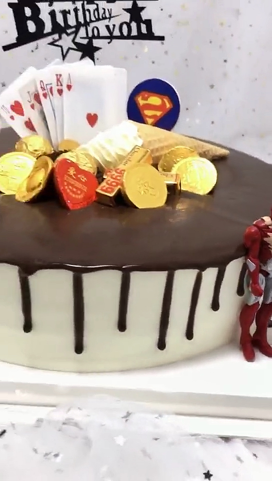 #跟着翻糖先生学蛋糕#复仇者联盟主题蛋糕