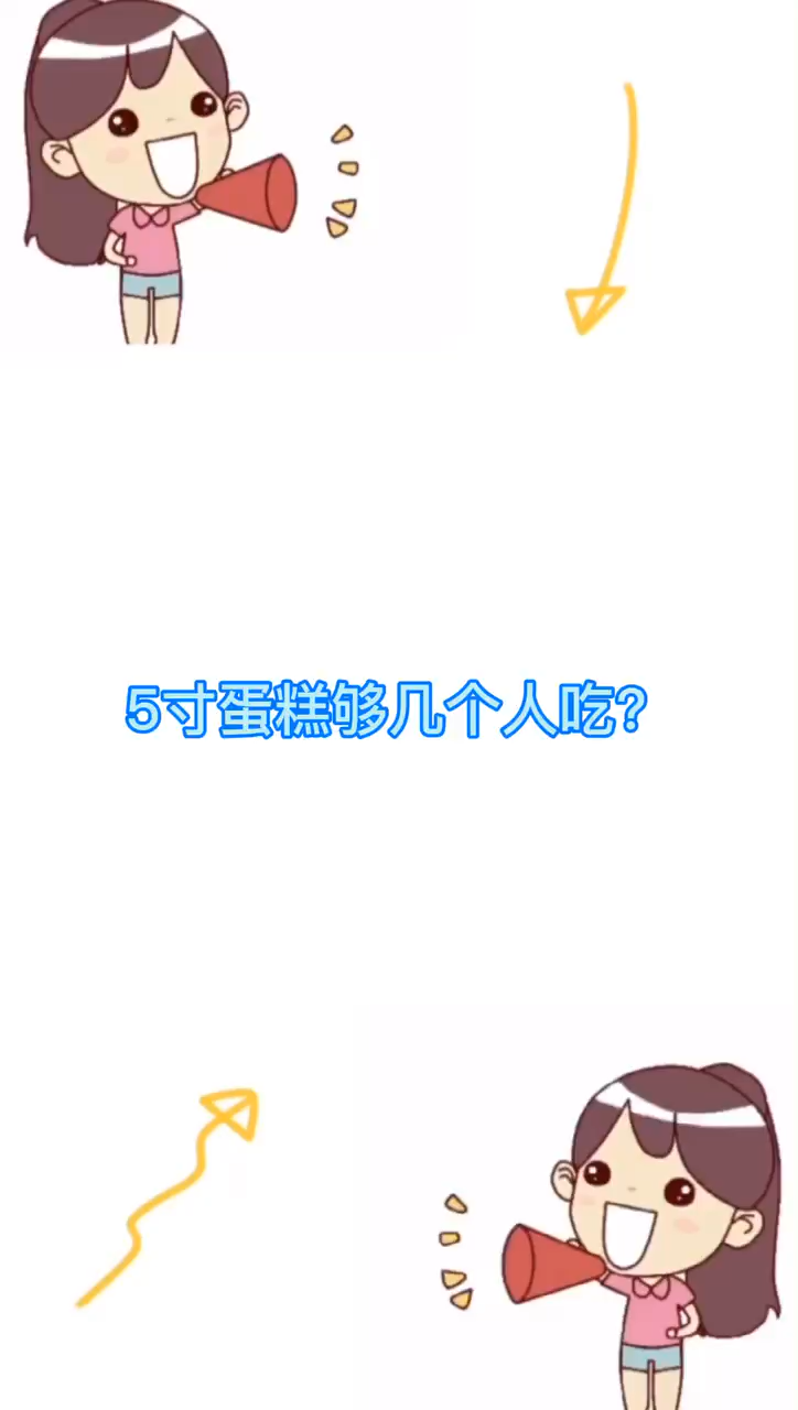 5寸蛋糕够几个人吃