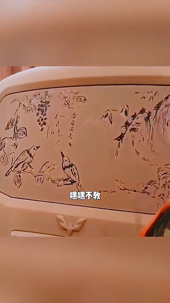 车脏了不洗,就是画,都不忍心洗车了!
