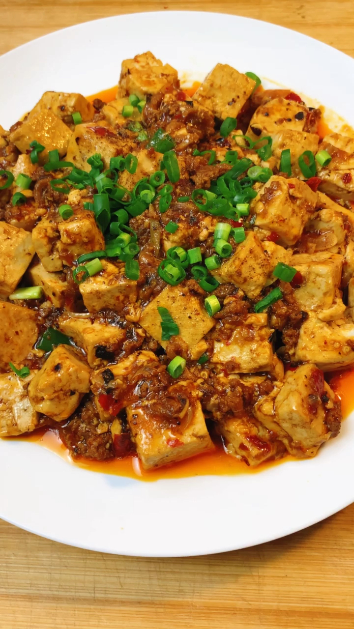 #美食#麻婆豆腐正宗做法,简单下饭!三碗米饭不够吃!