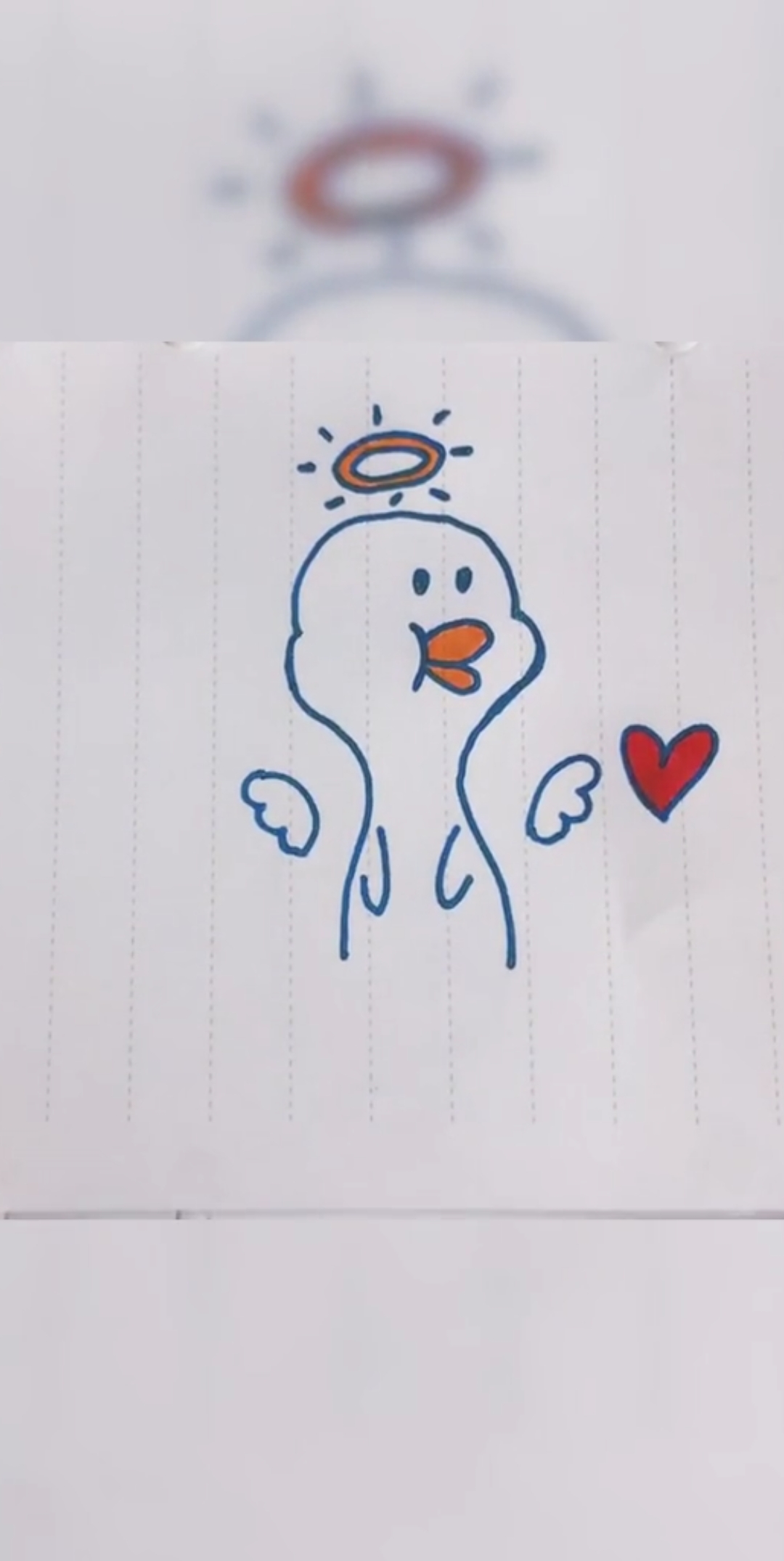 #绘画 #简笔画  超简单的小鸭子