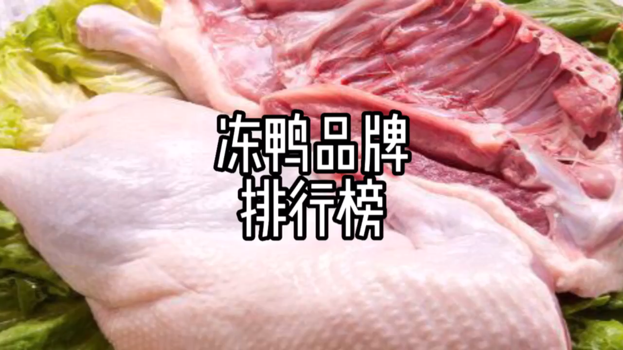 国产冻鸭品牌排行榜前十名