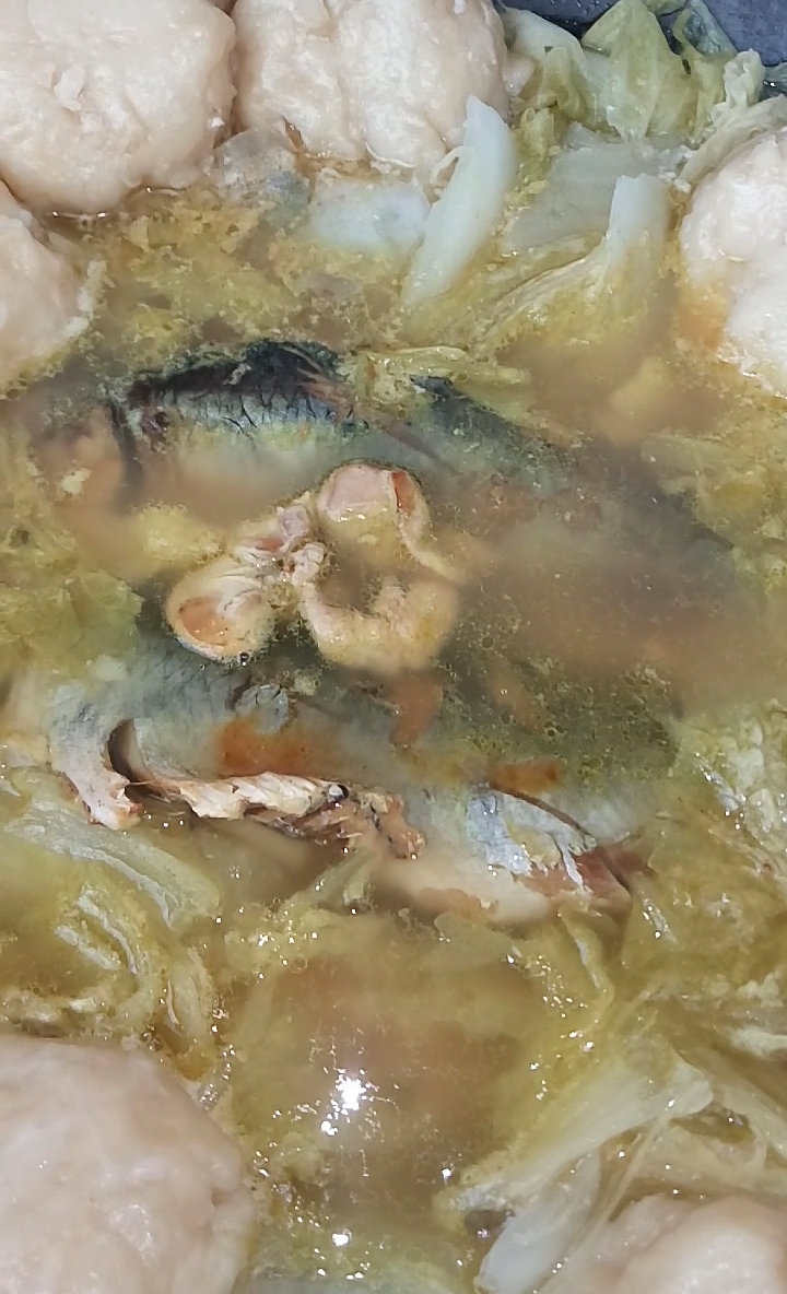 咖喱白菜炖鱼