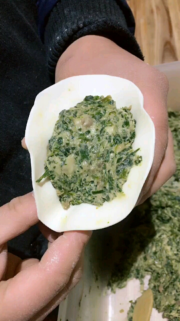 月牙饺子包法