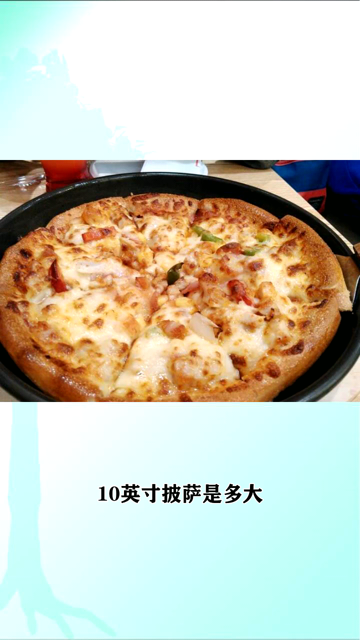 10英寸披萨是多大