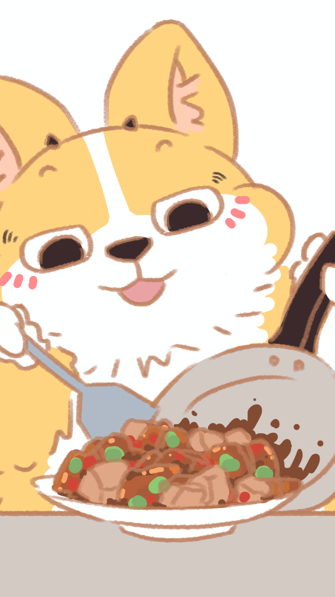 #原创漫画#下)漫画版-家常酸辣鱼,我是麦芽,吃饭了哟～