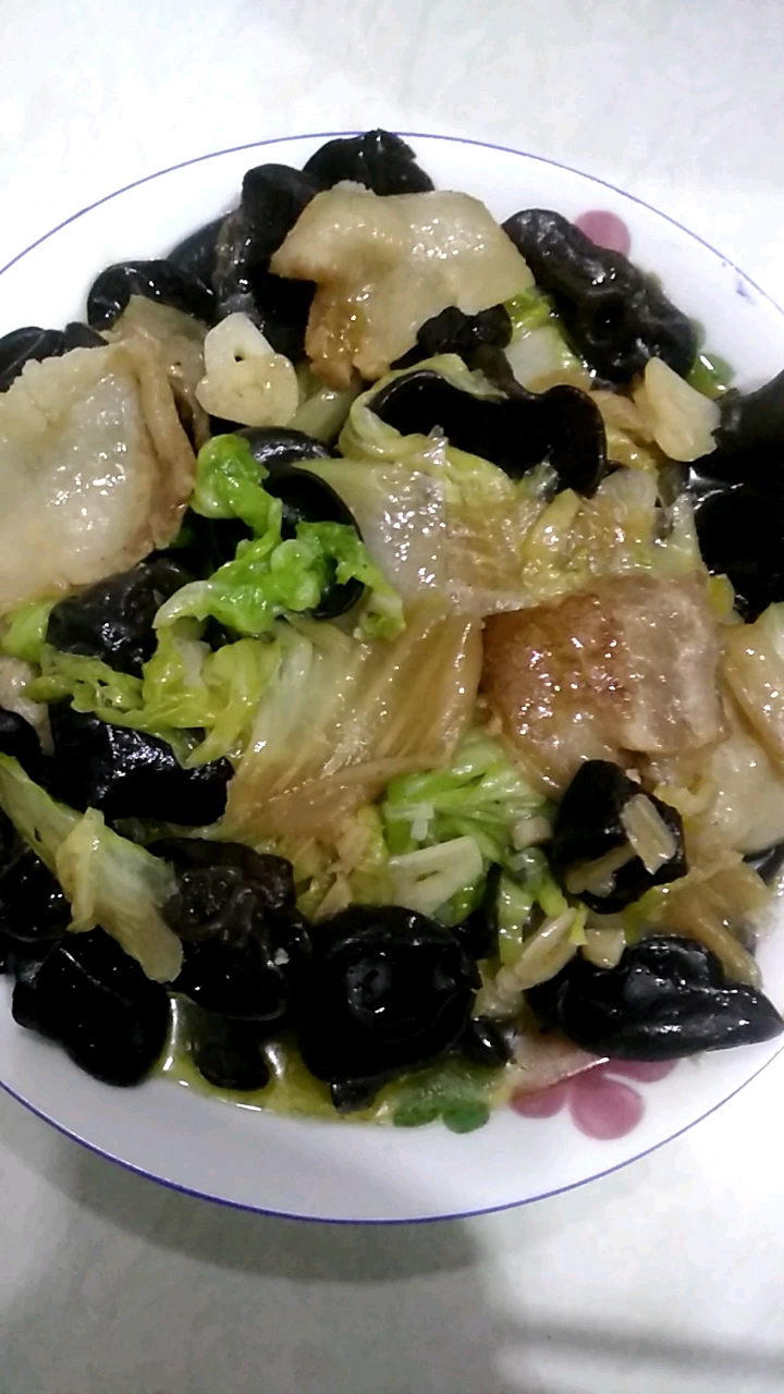 黑白菜炒肉