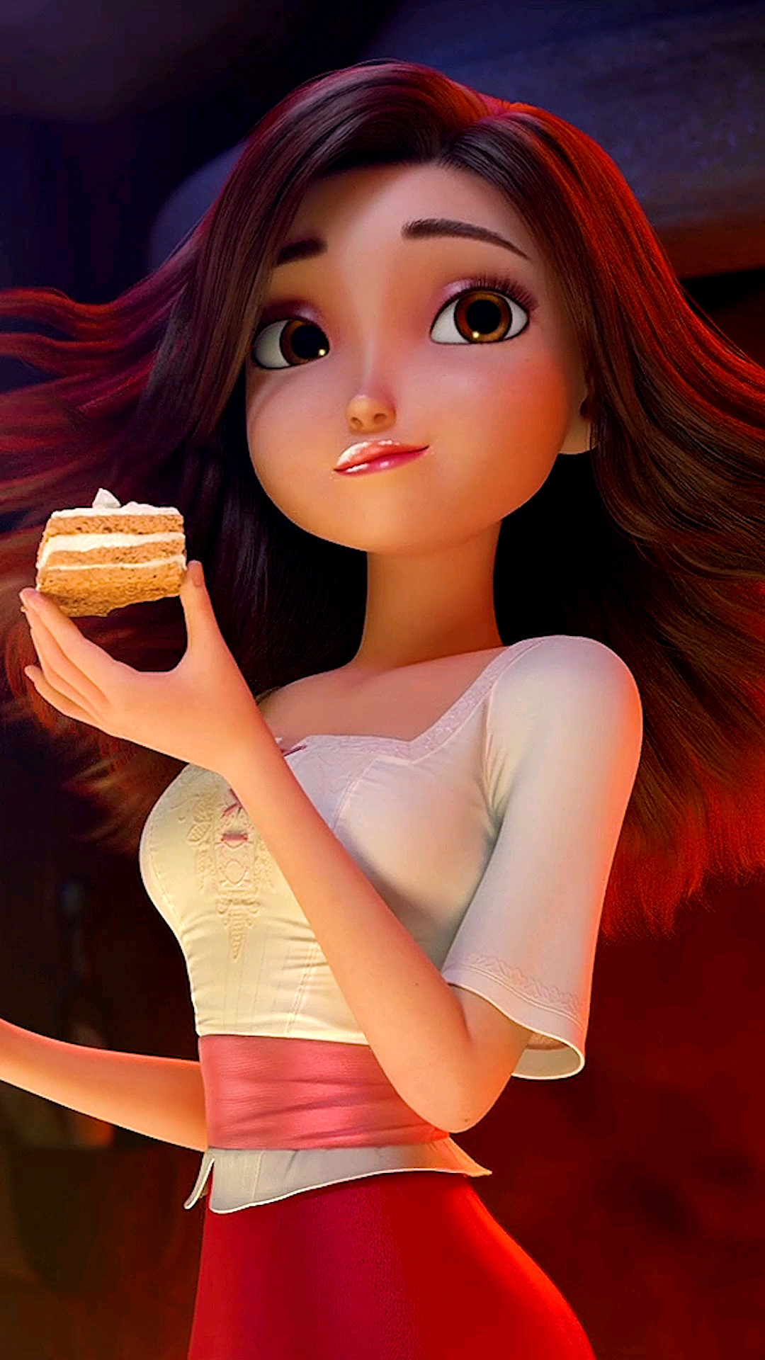 #我就是,白雪公主#高清60帧动态壁纸,超漂亮的白雪公主和七个小矮人