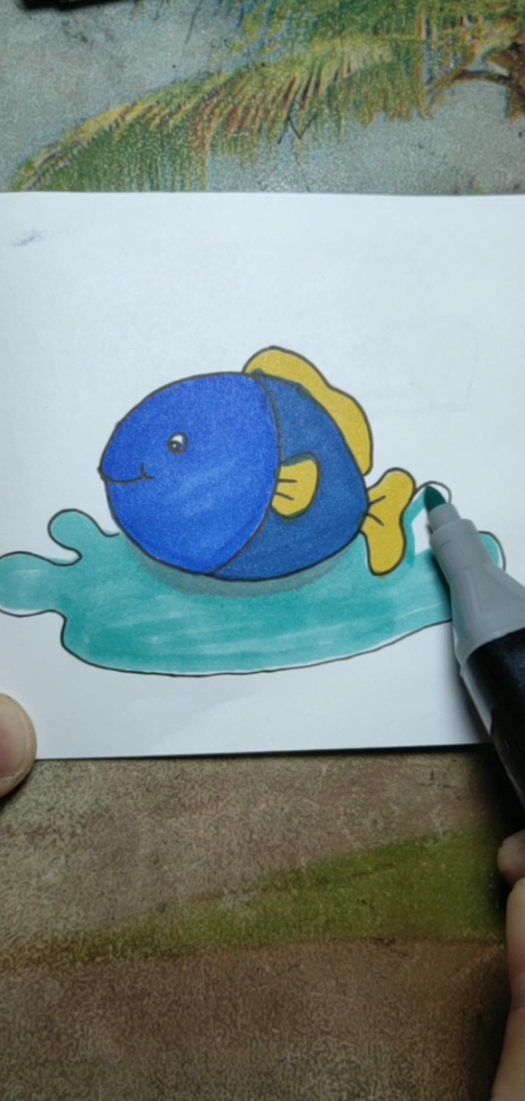 #简笔画#小鱼简笔画,你学会了吗?