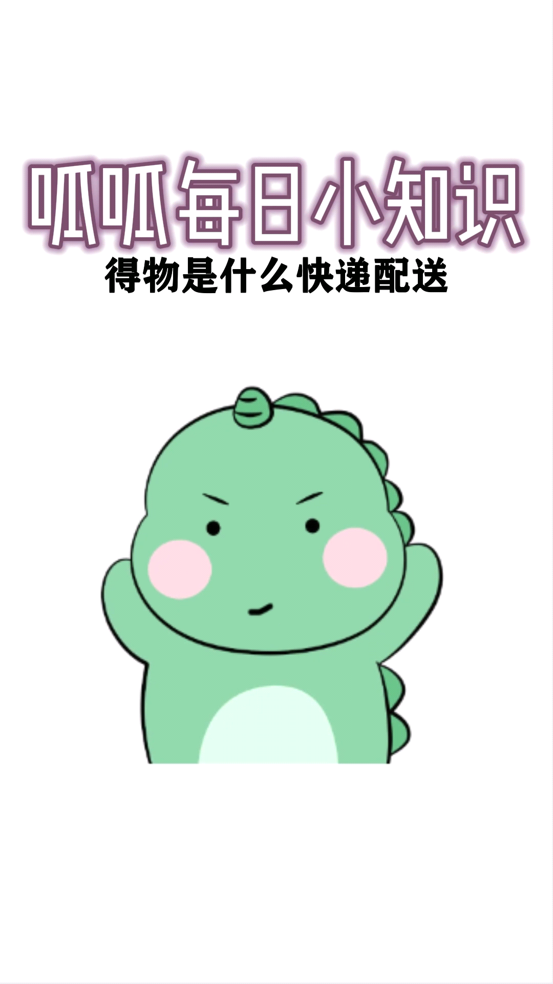 得物是什么快递配送