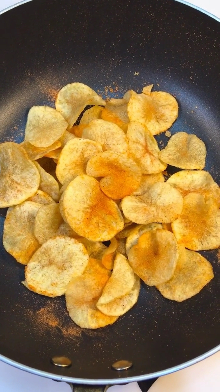 自制薯片嘎嘣脆、再也不用出去买了