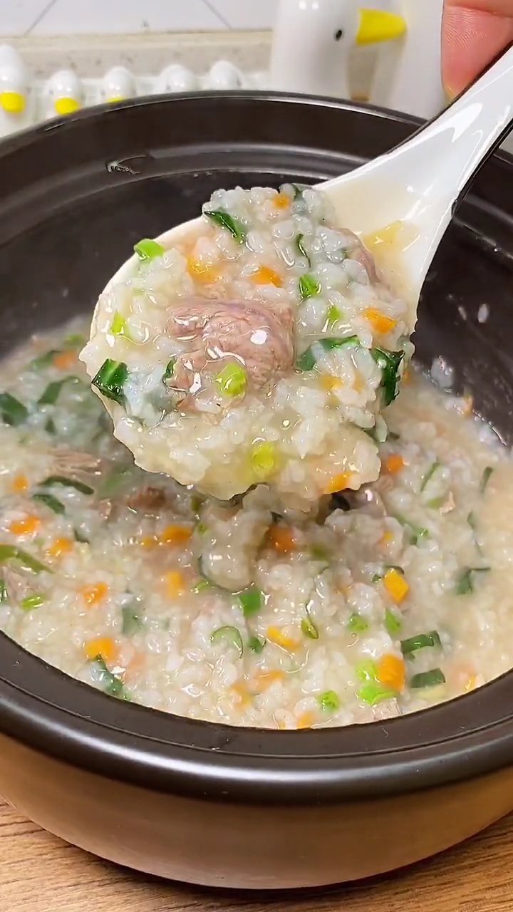 正宗牛肉粥的做法大全