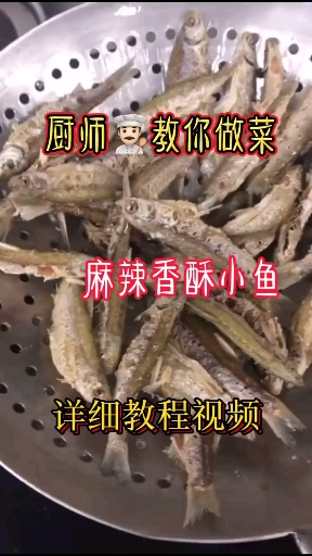 #赵孟楷书#麻辣香酥小杂鱼儿。。