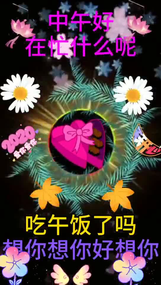 54_正能量文字控中午好