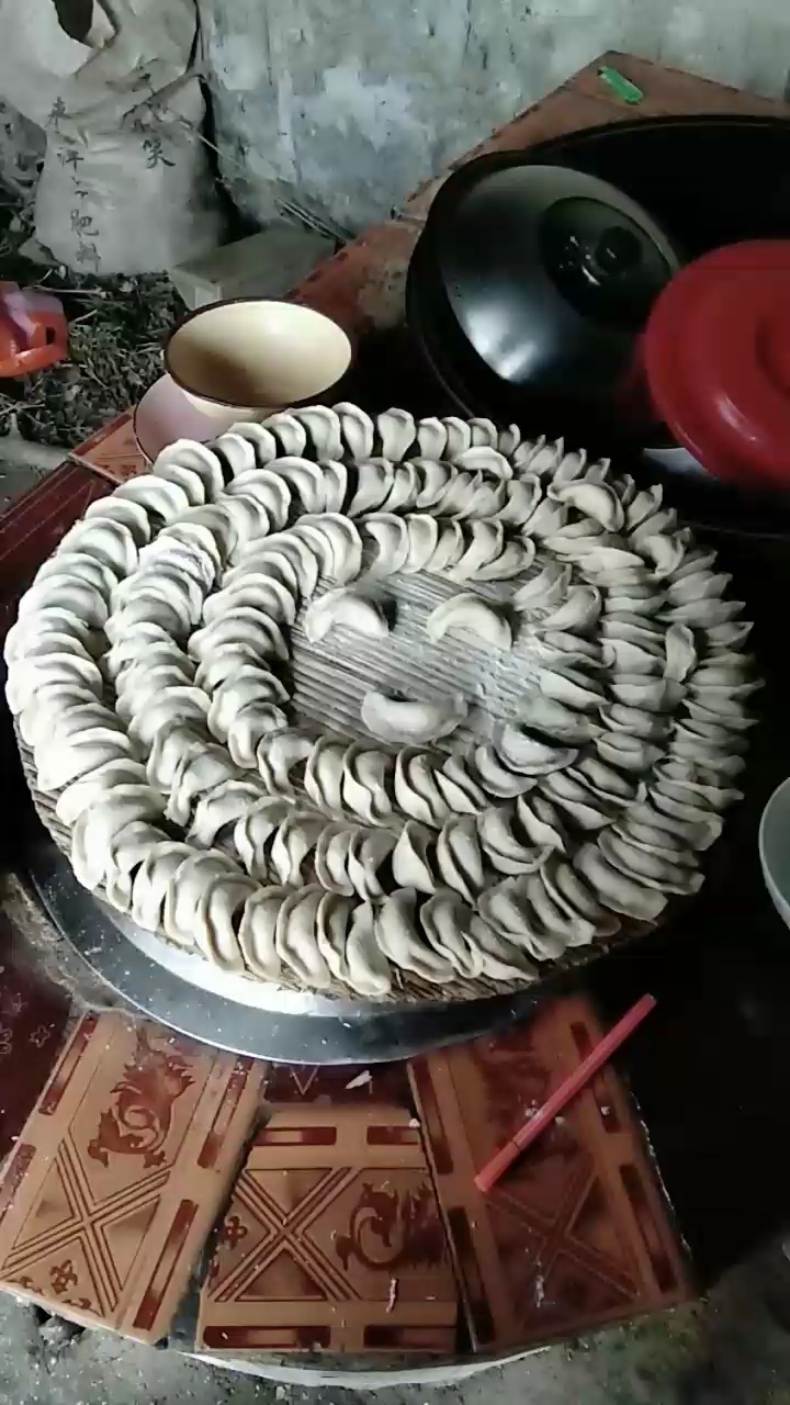饺子包好了你们包好没