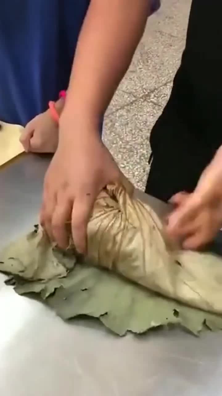 12秒教会你做叫花鸡,简单又好吃,学到都是赚的
