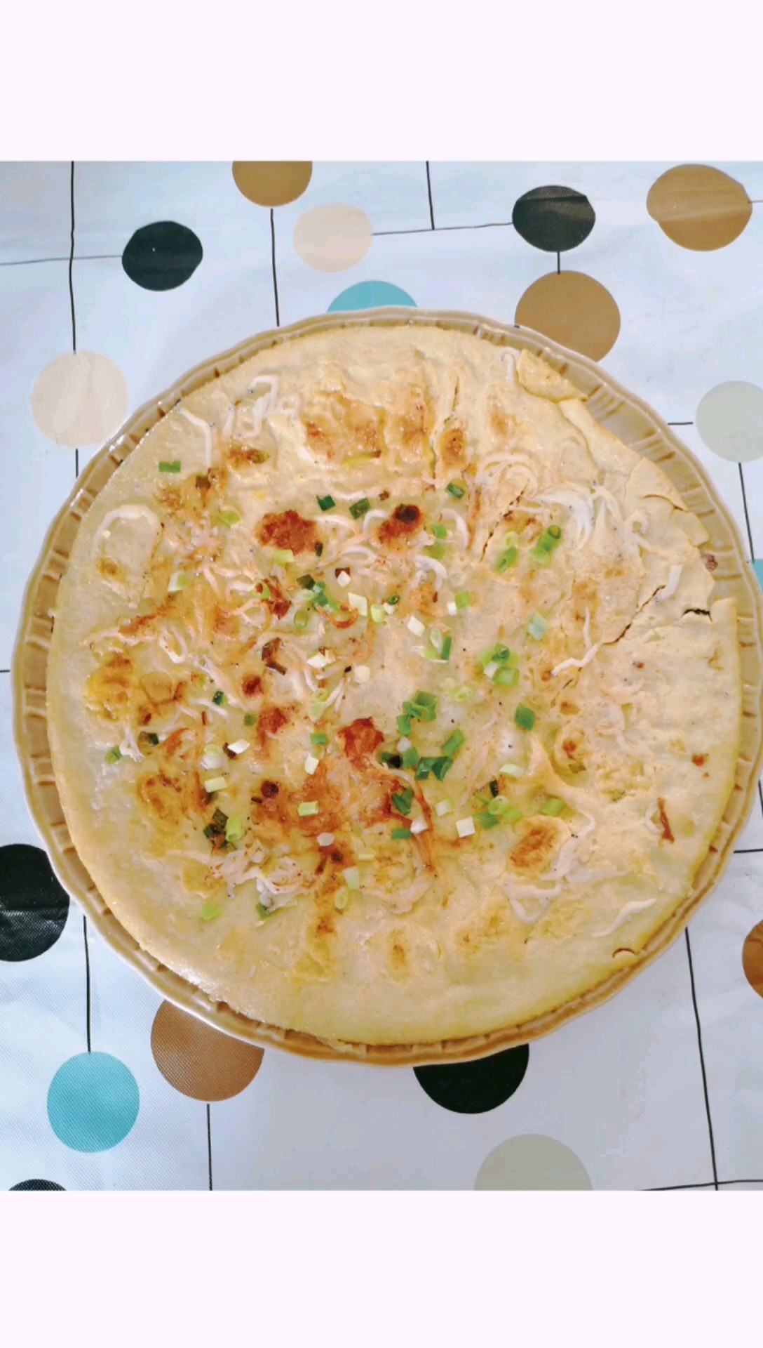 超级美味的银鱼煎饼哦!