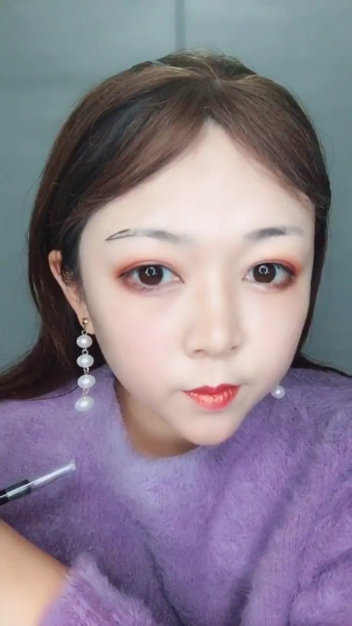 #我怎么这么好看#没有眉尾这样画